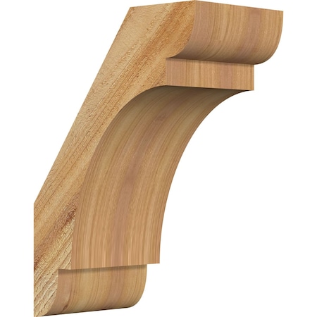 6"W x 10"D x 14"H Olympic Rough Sawn Knee Brace, Western Red Cedar